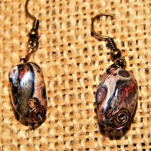 Dynamic Poppy Jasper Drop Earrings